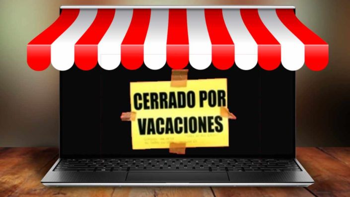 Que hacer con tu tienda online en vacaciones